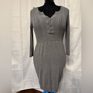 Sonoma Gray Sweater Dress. Size Small